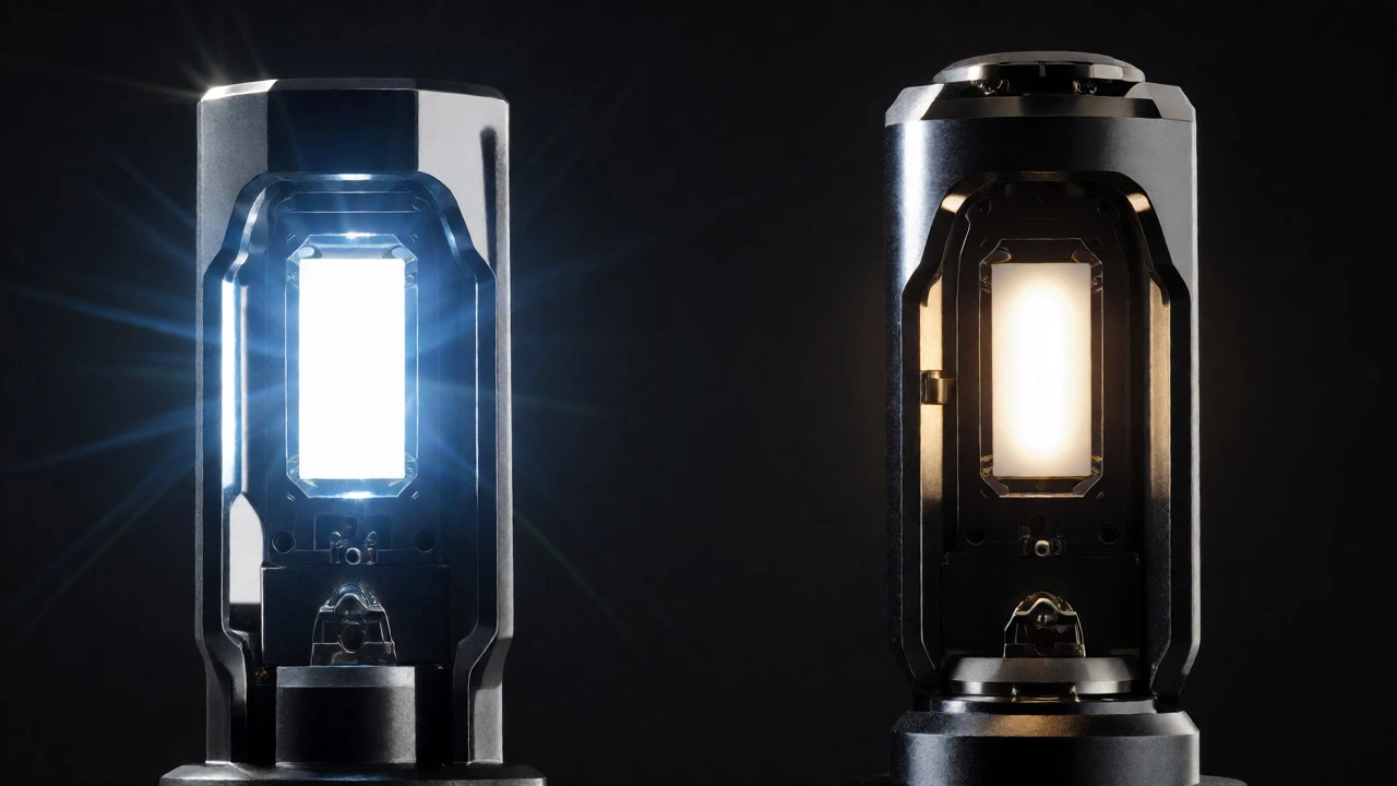 Сравнение цветовой температуры холодного белого и нейтрального света LED ламп